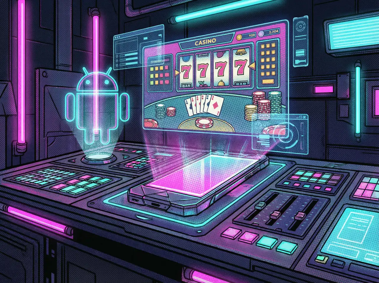 网赌软件 Android便携终端界面